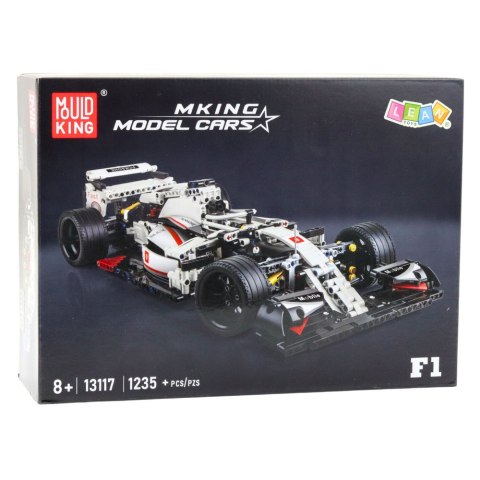 Klocki Konstrukcyjne Samochód Wyścigowy F1 Biało-Czerwony 1235 el. Klocki Konstrukcyjne Samochód Wyścigowy F1 Biało-Czerwony 1235 el.