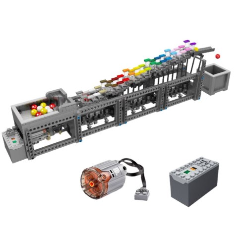 Klocki Konstrukcyjne Tor Na Kulki Z Silnikiem Elektrycznym 1038 el. Klocki Konstrukcyjne Tor Na Kulki Z Silnikiem Elektrycznym 1038 el.