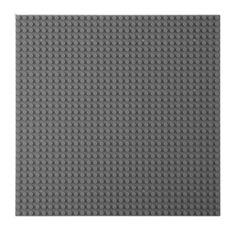 Płyta Plansza Konstrukcyjna Do Klocków Budowania Szara 25,5x25,5 cm Płyta Plansza Konstrukcyjna Do Klocków Budowania Szara 25,5x25,5 cm