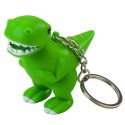 Brelok Do Kluczy Plecaka Dinozaur Latarka LED Dźwięki Mix Kolor