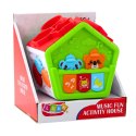 Interaktywny Domek Edukacyjny Sorter Dla Malucha Zielony