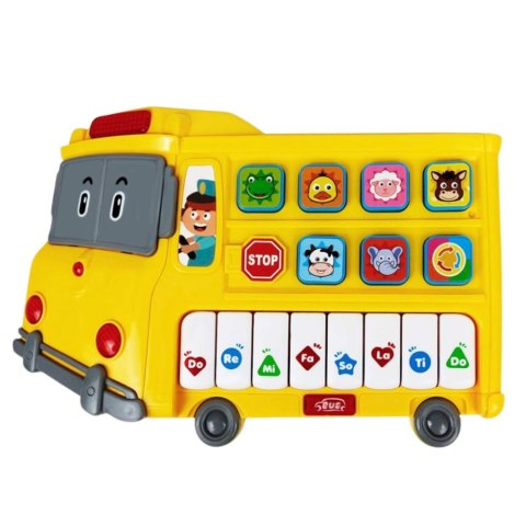 Pianinko Elektryczne Edukacyjne Dla Malucha Autobus Żółty Pianinko Elektryczne Edukacyjne Dla Malucha Autobus Żółty