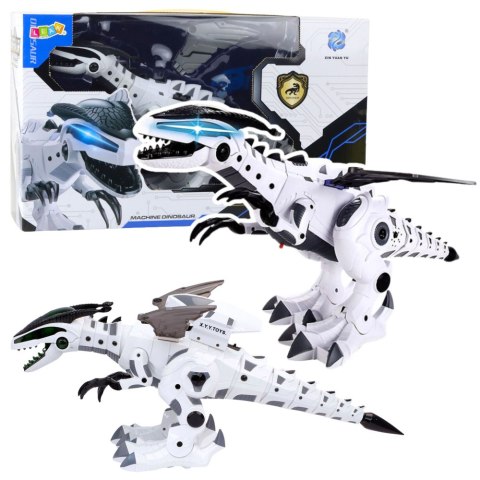 Robot Dinozaur Ze Skrzydłami Na Baterie Porusza Się Światła Dźwięki