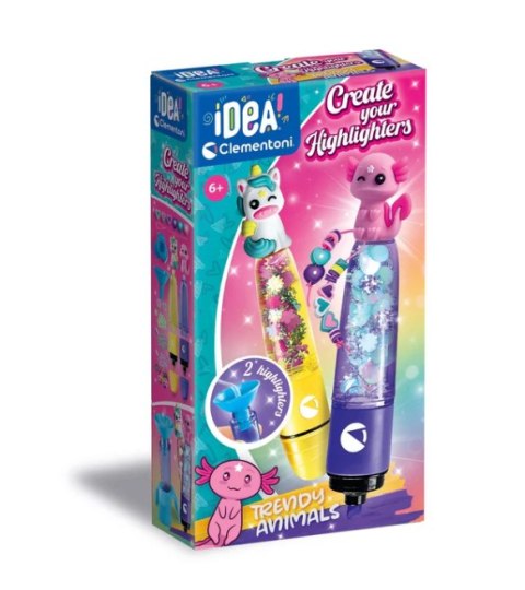 Idea Art Zestaw Mini Fabryka Markerów Magiczne Zwierzęta Clementoni 18167