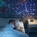 Lampka nocna projektor gwiazd LED USB obrotowy 6 motywów pilot królik