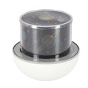 Lampka nocna projektor gwiazd LED USB obrotowy 6 motywów pilot jelonek