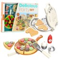 Zestaw Do Gofrów Pizza Z Dodatkami Akcesoria Kuchenne Dla Dzieci