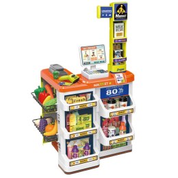 Zestaw Sklepowy Kasa Wózek Skaner Supermarket Sklepik Dla Dzieci