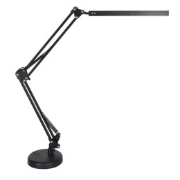 Lampka na biurko biurkowa LED USB obrotowy wysięgnik 2 sposoby mocowania