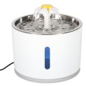 Poidełko fontanna dla psa kota zwierząt automatyczne poidło LED USB 2,4l filtr czyszczący