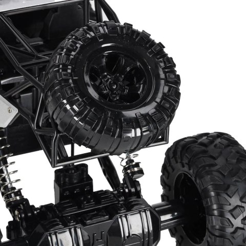 Samochód zdalnie sterowany na pilota RC Rock Crawler 1:12 4WD METAL srebrny Samochód zdalnie sterowany na pilota RC Rock Crawler 1:12 4WD METAL srebrny