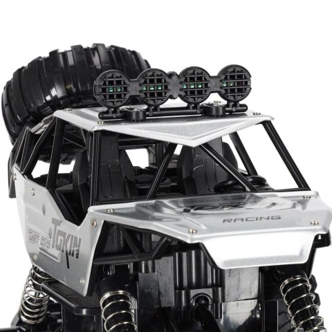 Samochód zdalnie sterowany na pilota RC Rock Crawler 1:12 4WD METAL srebrny Samochód zdalnie sterowany na pilota RC Rock Crawler 1:12 4WD METAL srebrny