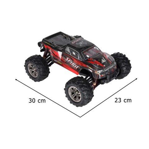 Samochód zdalnie sterowany Q901 1:16 2,4G 4CH 52km/h czerwony Samochód zdalnie sterowany Q901 1:16 2,4G 4CH 52km/h czerwony
