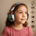 Słuchawki bezprzewodowe nauszne Bluetooth RGB Gaming Sport 200mAh czarne