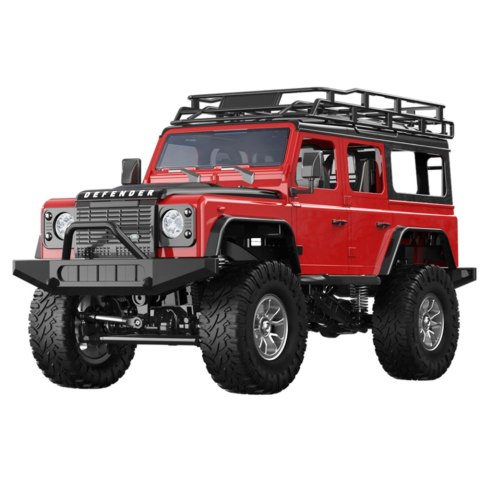 Auto Terenowe Zdalnie Sterowane RC Land Rover Defender 90 Czerwony 1:14 Auto Terenowe Zdalnie Sterowane RC Land Rover Defender 90 Czerwony 1:14