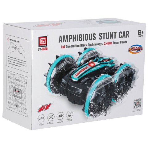 Samochód zdalnie sterowany Amfibia sterowany gestami 4x4 360 2,4GHz 3,7V Samochód zdalnie sterowany Amfibia sterowany gestami 4x4 360 2,4GHz 3,7V