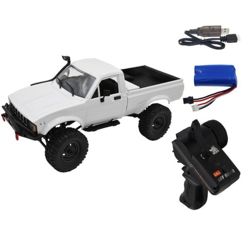 Auto 4x4 terenowe RC Zdalnie Sterowane 1:16 Białe Auto 4x4 terenowe RC Zdalnie Sterowane 1:16 Białe