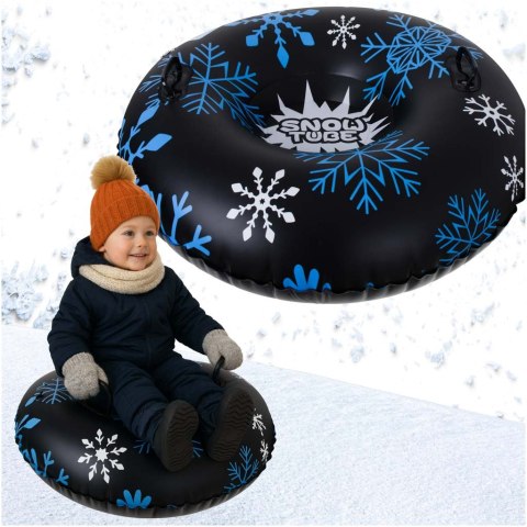 Ślizgacz sanki dmuchane na śnieg koło opona śnieżynka 95cm