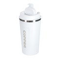Kubek podróżny LED z ustnikiem 500ml biały