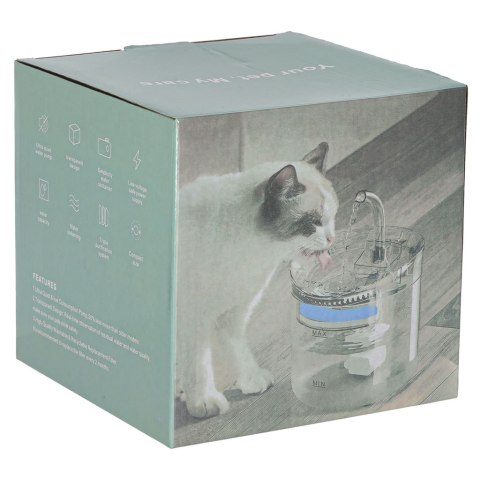 Poidełko fontanna dla psa kota zwierząt automatyczne poidło USB 1,8l filtr czyszczący