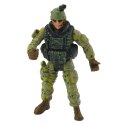 Zestaw Militarny Helikopter Wojskowy Figurka Żołnierza Broń