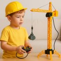 Dźwig Żuraw Budowlany Zdalnie Sterowany RC Przewodowy Obrót 360° 71 cm