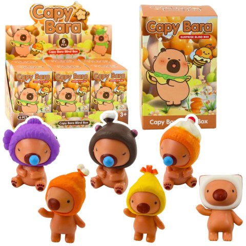 Figurka Niespodzianka Kapibara Bobas Zabawka Kolekcja Blind Box Mix