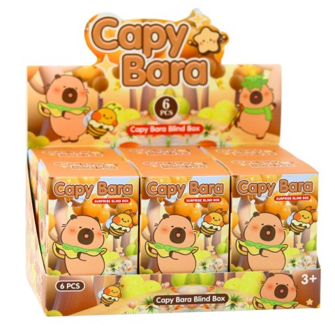 Figurka Niespodzianka Kapibara Bobas Zabawka Kolekcja Blind Box Mix