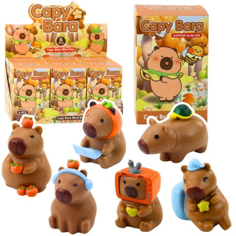 Figurka Niespodzianka Kapibara Zabawka Kolekcja Blind Box Mix