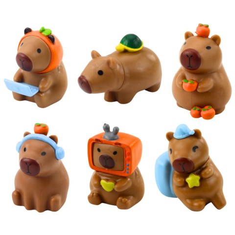 Figurka Niespodzianka Kapibara Zabawka Kolekcja Blind Box Mix