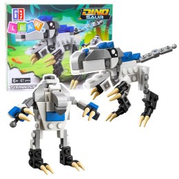 Klocki Konstrukcyjne 2w1 Dinozaur Robot Tyrannosaurus Rex 67 el.