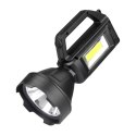 Latarka Turystyczna Robocza Reflektor LED 4 Tryby Powerbank