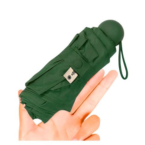Parasolka Kieszonkowa Składana z Ochroną UV UPF 50+ Etui Zielona 90 cm