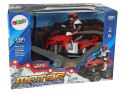 Quad Zdalnie Sterowany Czerwony 1:16 Na Baterie
