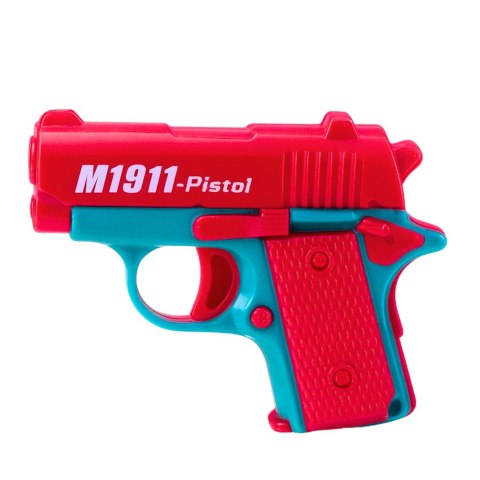 Mini Pistolet Zabawkowy Dla Dzieci 8 Nabojów Magazynek 12,5 x 8,5 cm Mix