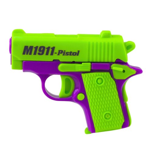 Mini Pistolet Zabawkowy Dla Dzieci 8 Nabojów Magazynek 12,5 x 8,5 cm Mix