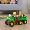 Traktor Edukacyjny Interaktywny Dla Malucha Zwierzęta Światła Dźwięki