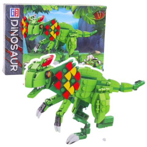 Klocki Konstrukcyjne Dinozaur Dilophosaurus Zielony 269 el.