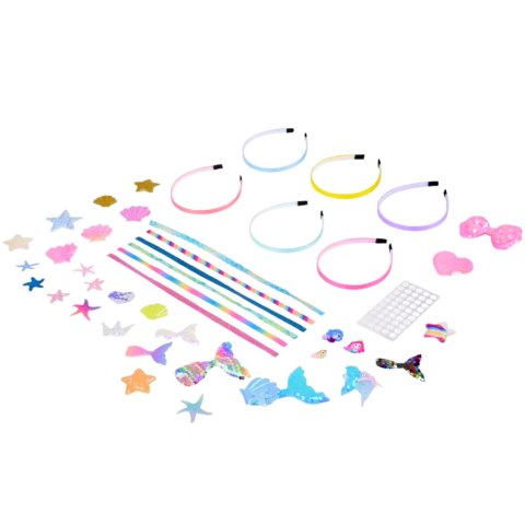 Zestaw Kreatywny DIY Do Tworzenia Opasek Do Włosów Muszelki Syrenka
