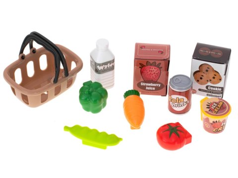 Kasa fiskalna sklepowa interaktywna skaner waga koszyk monety mikrofon światło dźwięk