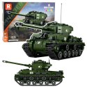Klocki Konstrukcyjne Czołg Wojskowy Sherman M4A3E8 Skala 1:30 839 el.