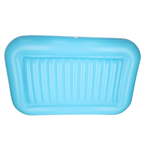 Materac dmuchany do pływania, leżak do opalania z poduszką 175cm niebieski