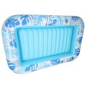 Materac dmuchany do pływania, leżak do opalania z poduszką 175cm niebieski