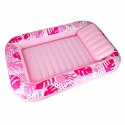 Materac dmuchany do pływania, leżak do opalania z poduszką 175cm różowy