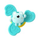 Zestaw Fidget Spinnery Grzechotki Wirujące Przyssawki Kolorowe 3 szt.