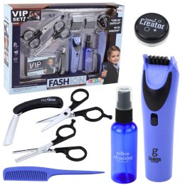 Zestaw Małego Barbera Fryzjer Maszynka Nożyczki Akcesoria 10 el.
