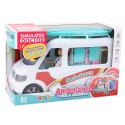 Mobilny Szpital Karetka Ambulans Z Noszami 2W1 Lalka Doktor Akcesoria