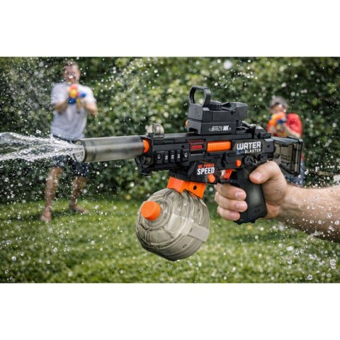 Elektryczny Pistolet Karabin Na Wodę Czarny Zasięg 11 m
