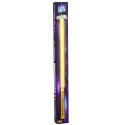 Miecz Laserowy Świetlny LED Z Dźwiękami Metalowa Rękojeść 75 cm