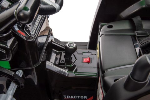 Traktor Na Akumulator Z Przyczepą Hercules Zielony 24V